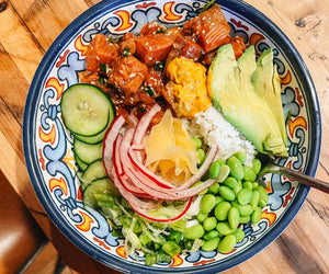 Sockeye Salmon Poke Bowls